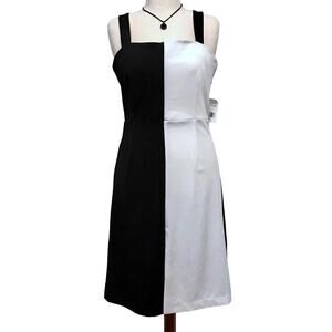 Alexia Admor NWT Colorblock Sleeveless Sheath Dress Women L
